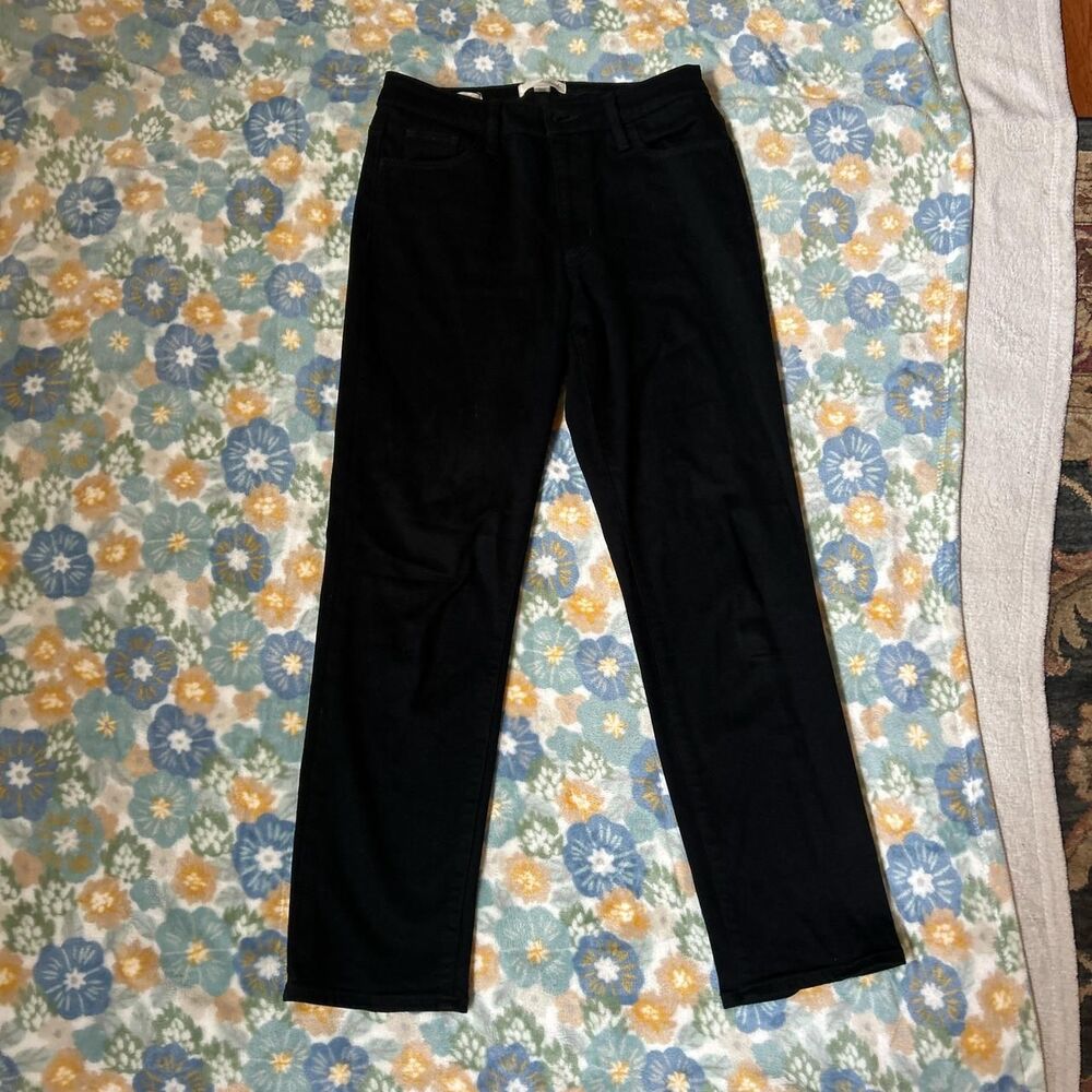 Universal Thread Black High rise slim straight leg jeans women's 4R